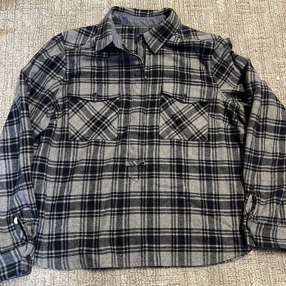 Pendleton womens Paige 1/2 zip pullover plaid shirt like new condition size xl - Picture 3 of 7